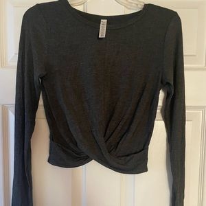 Alo Yoga crisscross crop top.